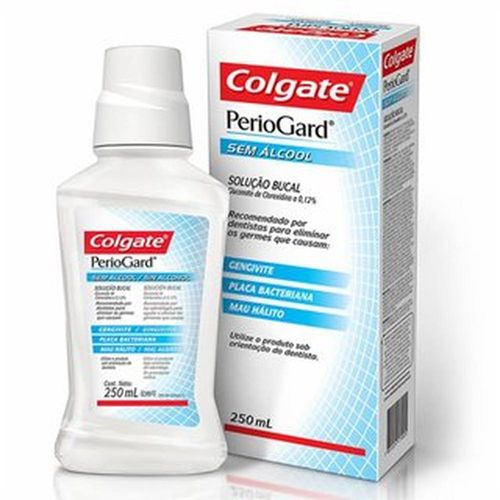 Solução Bucal Colgate PerioGard Sem Álcool Extra Mint 250ml