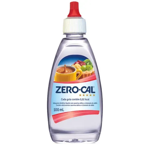 Adoçante Líquido Zero-Cal Sacarina 100ml