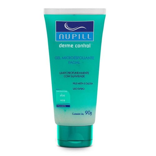 Sabonete Facial Control Gel Microesfoliante Pele Mista e Oleosa Nupill Derme 90g