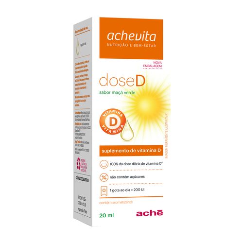 Suplementos de Vitaminas D 200UI Dose D 20ml