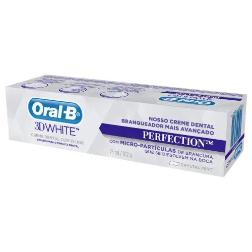 Pasta de Dente Oral-B 3D White Perfection com 102g