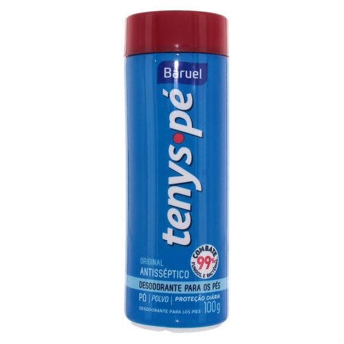Talco em Pó Tenys Pé Baruel Original 100g