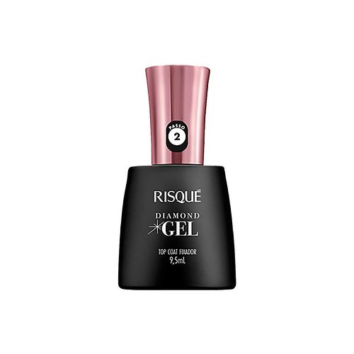 Esmalte Risqué Diamond Gel Top Coat Fixador 9,5ml