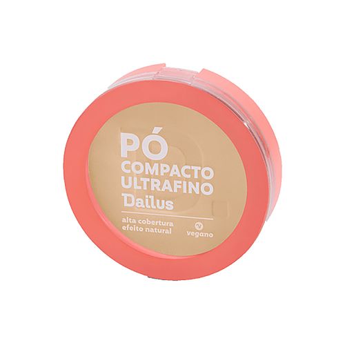 Pó Compacto Dailus Vegano Ultrafino D2 Bege Marfim 10g