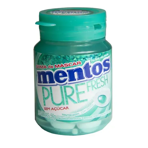 Goma de Mascar Mentos Pure Fresh Wintergreen 56g
