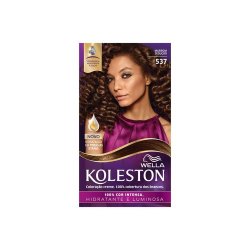Tintura Creme Koleston Nº537 Marrom Sedução com 1 Unidade