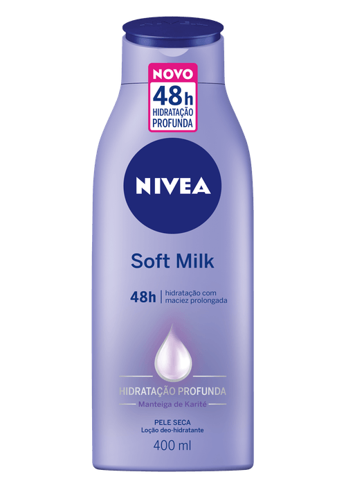 Loção Hidratante Nivea Soft Milk 400ml
