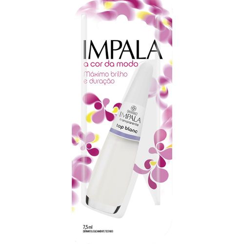 Esmalte Impala Transparente Top Blanc 7,5ml