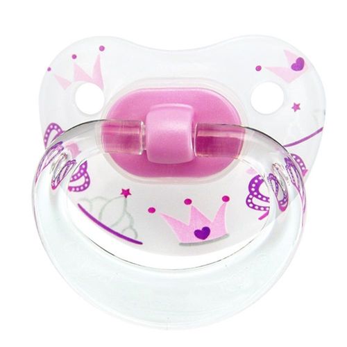 Chupeta Kuka Premium Tamanho Nº 1 Ortodôntica Silicone Rosa com 1 Unidade