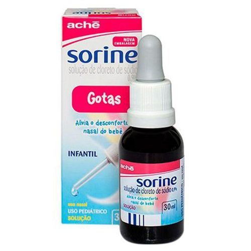 Sorine 15mg com Conta-Gotas Solução de Uso Nasal 30ml