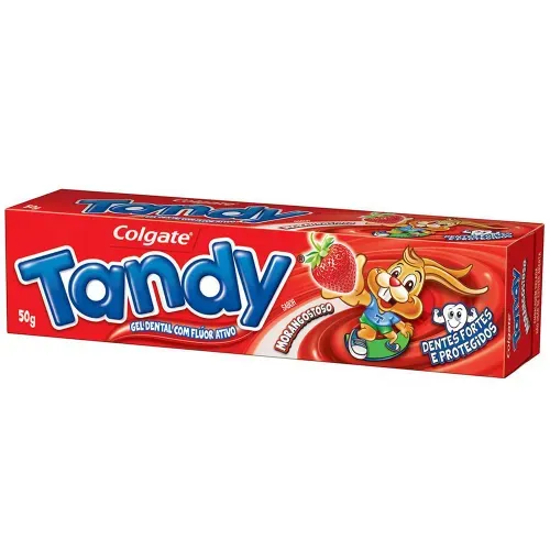 Pasta Dental Colgate infantil Tandy Morangostoso com 50g