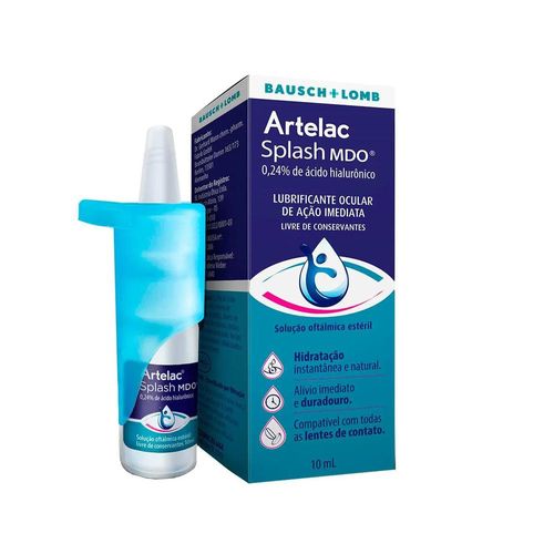Artelac Splash MDO 0,24% Solução Oftálmica 10ml
