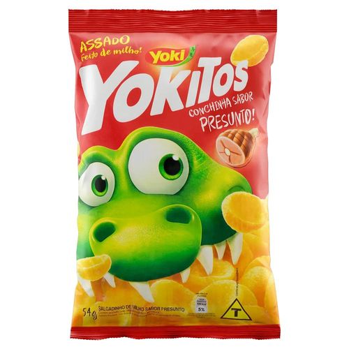 Salgadinho Yokitos Conchinha Sabor Presunto 54g