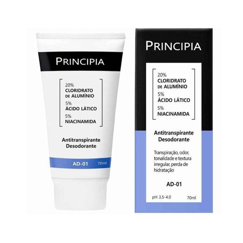 Desodorante e Antitranspirante Principia AD-01 com 70ml