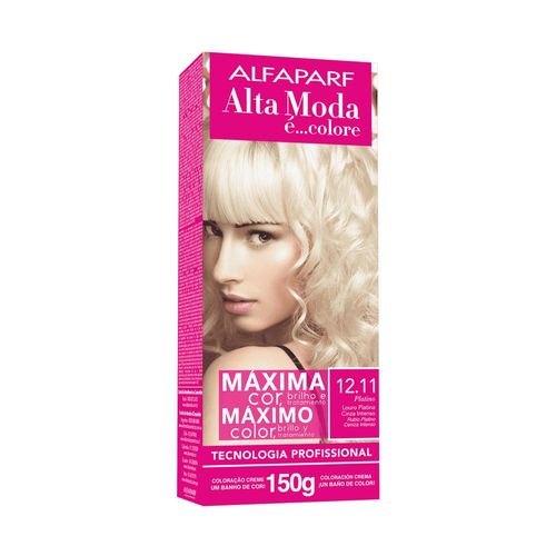 Kit Coloração Creme Nº 12.11 Louro Platina Cinza Intenso Alfaparf com 1 Unidade