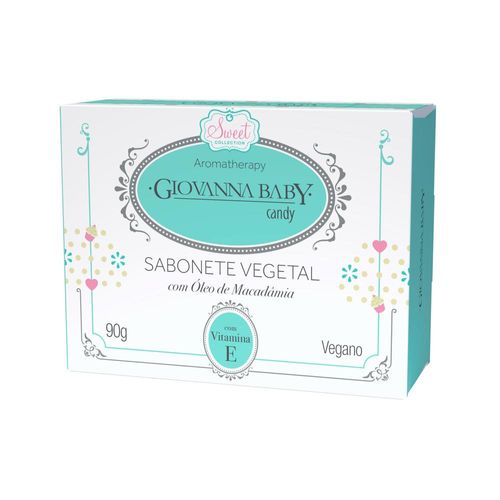 Sabonete Vegetal Retangular Giovanna Baby Candy 90g