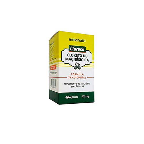 Cloresil Cloreto de Magnésio P.A Maxinutri com 60 Cápsulas com 500mg