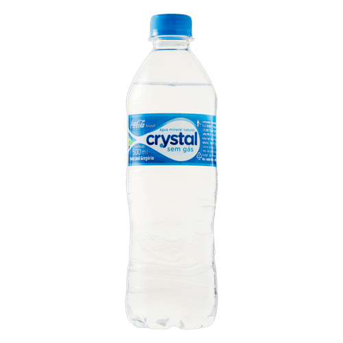 Água Mineral Natural Crystal Sem Gás 500ml