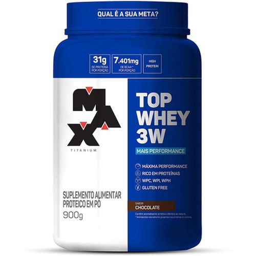 Top Whey 3W Mais Performance Max Titanium 900g