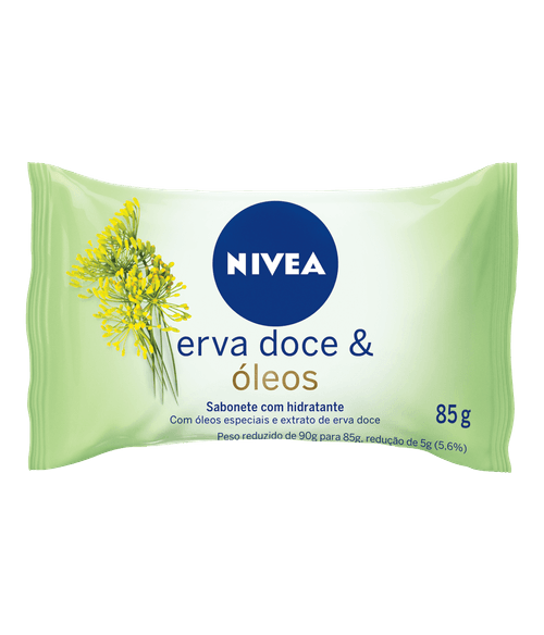 Sabonete Hidratante Nivea Erva Doce e Óleos 85g