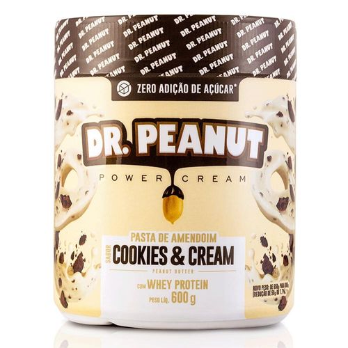 Pasta De Amendoim Dr. Penaut Cookies E Cream 600g
