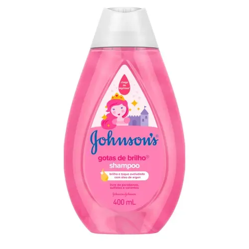 Shampoo Johnson's Gotas de Brilho 400ml