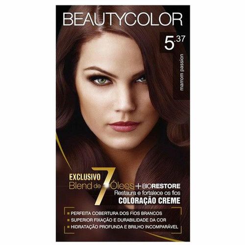 Tintura Beautycolor Nº 5.37 Marrom com 1 Unidade