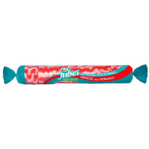 Gomas Jubes Hipnose Sabor Morango 48g