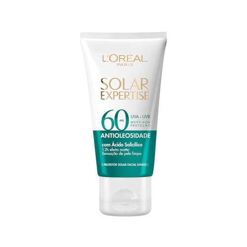 Protetor Solar Facial L'Oréal Paris Solar Expertise Antioleosidade FPS 60 40g