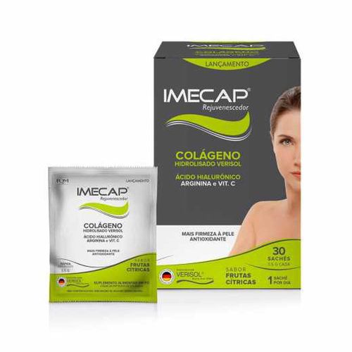 Colágeno Hidrolisado Imecap Rejuvenescedor com 30 Sachês com 3,5g