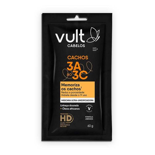 Máscara Capilar Vult Cabelos Cachos 60g
