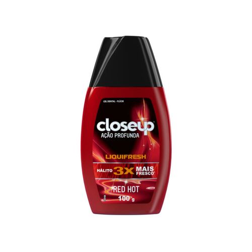 Creme Dental Gel CloseUp Liquifresh Red Hot 100g