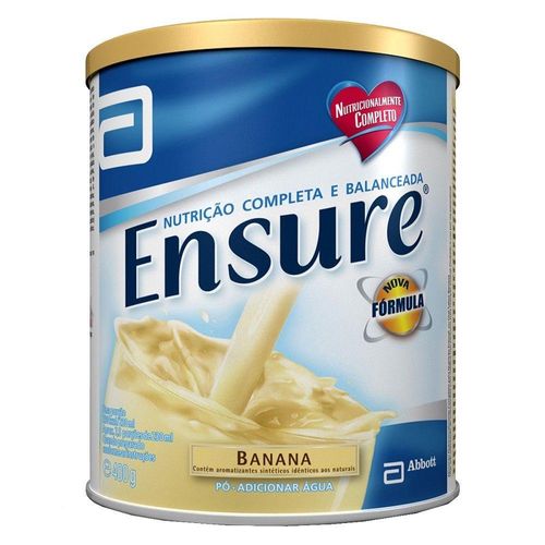 Suplemento Nutricional Ensure Sabor Banana 400g
