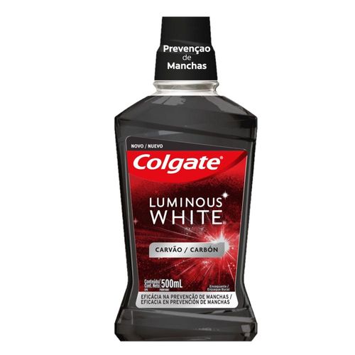 Enxaguante Bucal Colgate Luminous White Carvão 500ml
