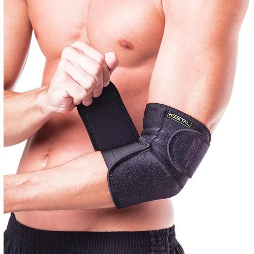 Cotoveleira Ajustável Kestal Preto KSN012 Tamanho Único com 1 Unidade