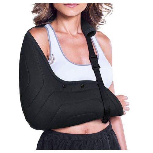 Tipóia Kestal Velpeau Bilateral Estofada Preto Tamanho M com 1 Unidade