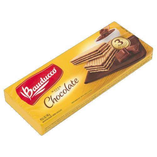 Biscoito Wafer Sabor Chocolate Bauducco 140g