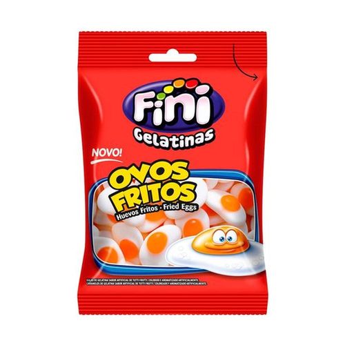Balas de Gelatina Fini Ovos Fritos 90g