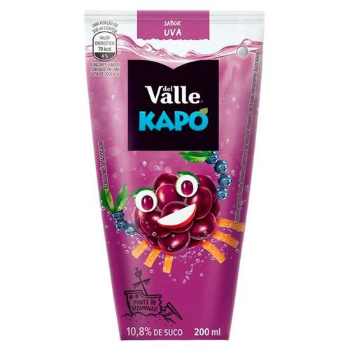 Suco Del Valle Kapo Uva 200ml