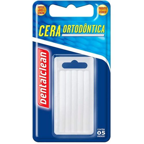 Cera Ortodôntica para Aparelho Profissional Dentalclean com 5 Unidades