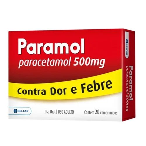 Paramol 500mg com 20 Comprimidos