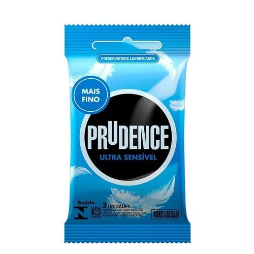 Preservativo Prudence Ultra Sensível com 6 Unidades