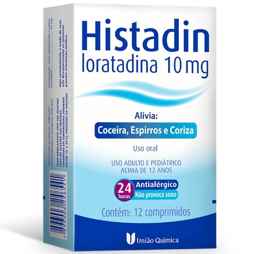 Histadin 10mg com 12 Comprimidos