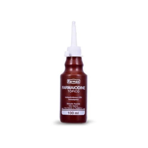 Antisséptico Farmaiodine Tópico Farmax 100ml