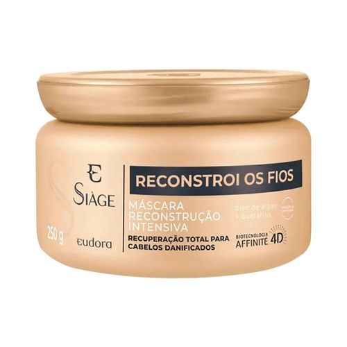 Máscara Capilar Siàge Reconstrói osFios 4D Eudora 250g