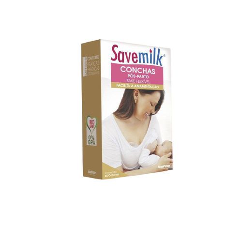 Concha para Amamentação The BestMilk Savemilk com 1 Unidade
