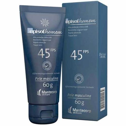 Protetor Solar Facial FPS 45 Episol Homem 60g