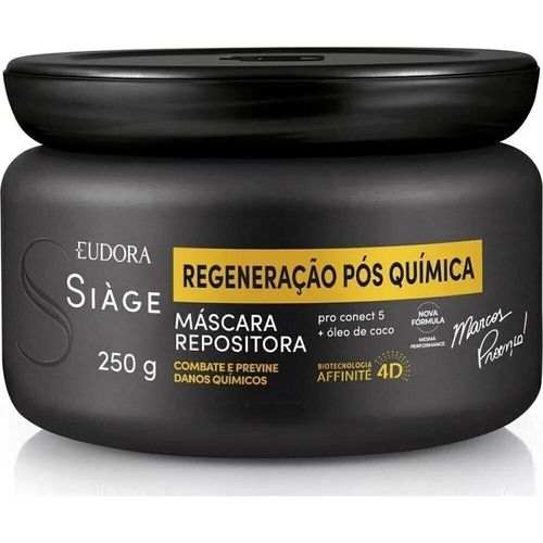Máscara Capilar Eudora Siàge Regeneração Pós-Química 250g