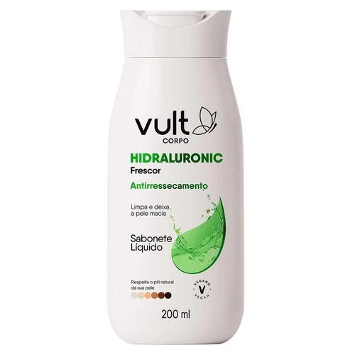 Sabonete Líquido Vult Antiressecamento Hidraluronic Frescor 200ml
