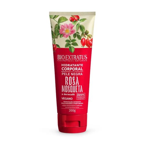 Hidratante Corporal Bio Extratus Rosa Mosqueta e Dermcafé 200g